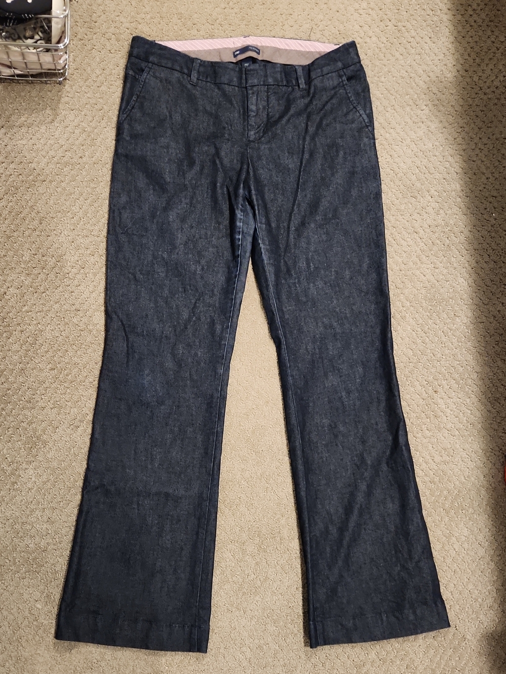 NEW / Vintage GAP Navy and Indigo Hip Slung Fit Jeans 6Long